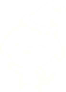 Bir insan tarafından çizilen Noel Köpeği Tebeşiri