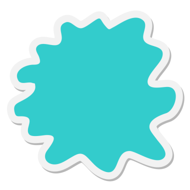 bir insan tarafından çizilmiş anlamlı şekilli damlacık etiketi