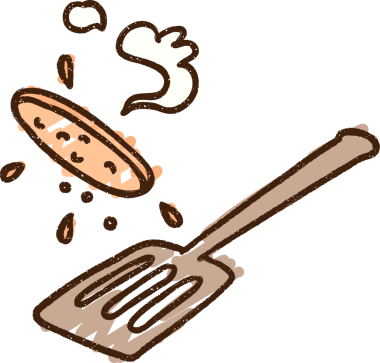 Bir insan tarafından çizilmiş hamburgerci Tebeşir Çizimi