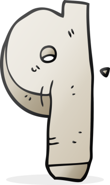 Bir insan tarafından çizilmiş dokuz numaralı karikatür.