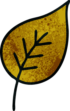 Bir insan tarafından çizilmiş güz yaprağının retro grunge dokusu.