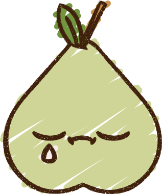 Bir insan tarafından çizilen Armut Tebeşiri