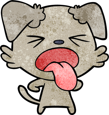 Bir insan tarafından çizilmiş iğrenç bir çizgi film.