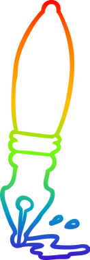 bir insan tarafından çizilmiş geleneksel bir dolmakalem çizimi