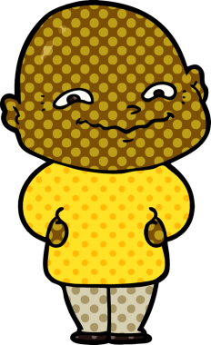 Bir insan tarafından çizilmiş ürkütücü bir çizgi film.