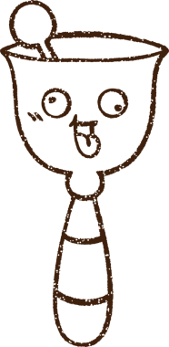 Bir insan tarafından çizilmiş çan kömürü çizimi