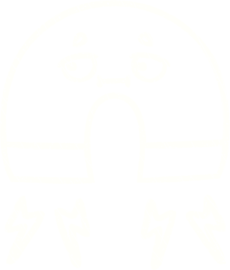 Bir insan tarafından çizilen mıknatıs tebeşiri