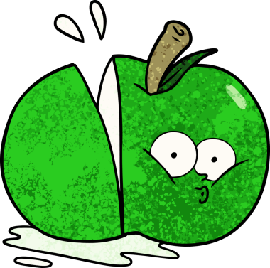 Bir insan tarafından çizilmiş çizgi film.