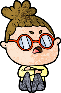 Bir insan tarafından çizilmiş bir karikatür.