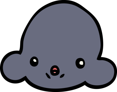 bir insan tarafından çizilmiş karikatür bulutu