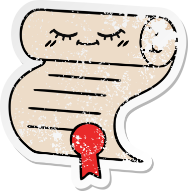 Bir insan tarafından çizilmiş şirin bir çizgi film sözleşmesinin sıkıntılı çıkartması.