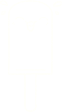 Bir insan tarafından çizilen Ice Lolly Tebeşiri