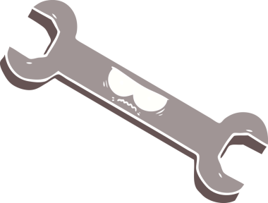 bir insan tarafından çizilmiş düz renk çizgi film kızgın aracı