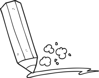 Bir insan tarafından çizilmiş siyah beyaz karikatür kalem.