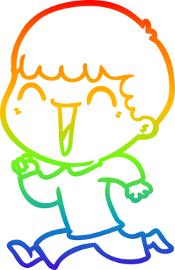 Bir insan tarafından çizilmiş mutlu bir adamın çizgi çizimi.