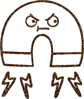 Bir insan tarafından çizilmiş mıknatıs kömürü