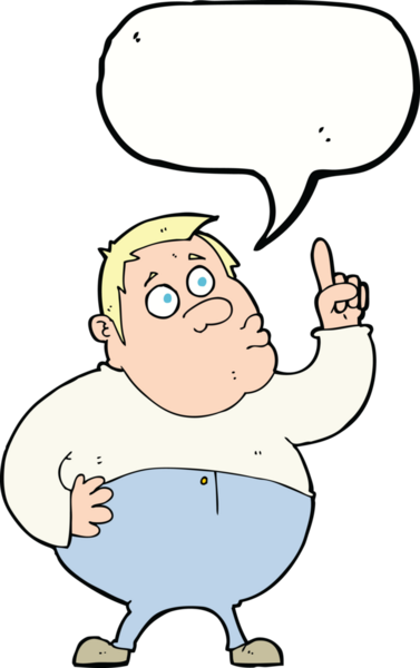 Çizgi filmci bir insan tarafından çizilmiş konuşma balonuyla soru soruyor.