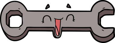 Bir insan tarafından çizilmiş çizgi film anahtarı.