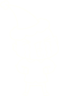 Bir insan tarafından çizilen Noel Adam Tebeşiri