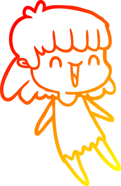 Bir insan tarafından çizilmiş bir karikatür kadın çizimi