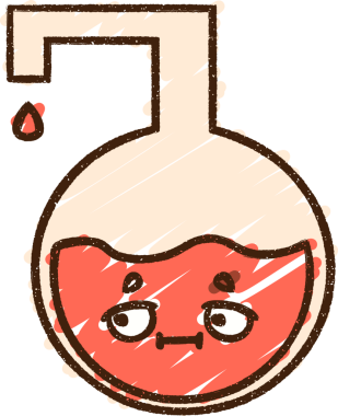 Bir insan tarafından çizilen Kimyasal İşlem Tebeşiri