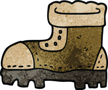 Bir insan tarafından çizilmiş karalama çizmeleri.