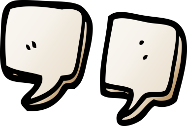 bir insan tarafından çizilmiş karalama tırnak işaretleri