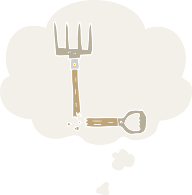 insan tarafından çizilmiş, düşünce baloncuğu şeklinde kırık bir yaba.