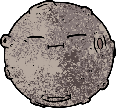 Bir insan tarafından çizilmiş karikatür ayı