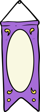 Bir insan tarafından çizilmiş karikatür kraliyet afişi.