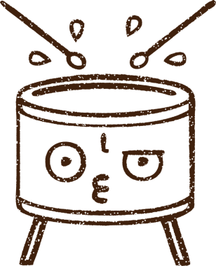 Bir insan tarafından çizilen Davul Kömürü Çizimi