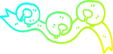 Bir insan tarafından çizilmiş bir karikatür cıngırağı çizimi