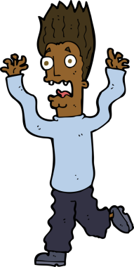 Bir insan tarafından çizilmiş karikatür.