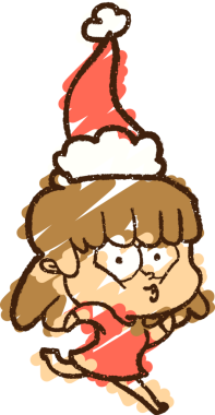 Bir insan tarafından çizilen Noel Kadın Tebeşiri