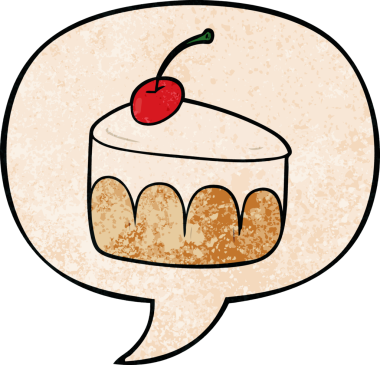 Bir insan tarafından çizilmiş eski moda konuşma baloncuklu tatlı çizgi film.