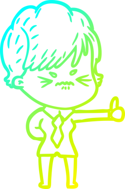 Bir insan tarafından çizilmiş karikatür çizimi.