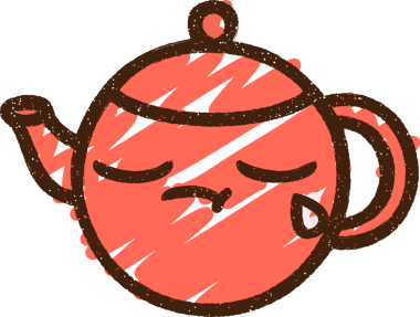 Bir insan tarafından çizilen Ağlayan Çaydanlık Tebeşiri