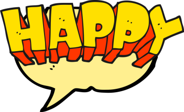 Bir insan tarafından çizilmiş, serbest konuşma baloncuğu karikatürü.