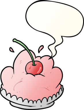 Bir insan tarafından çizilmiş, konuşma baloncuklu tatlı çizgi film.