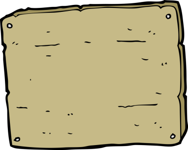 Bir insan tarafından çizilmiş ahşap tahta.