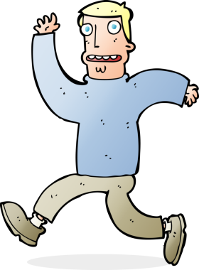 Bir insan tarafından çizilmiş karikatür.