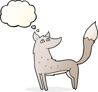 Bir insan tarafından çizilmiş serbest çizim baloncuk çizgi film kurdu.