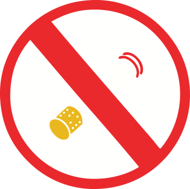 Sigara içilmeyen bir insan tarafından çizilmiş düz renkli retro çizgi film.