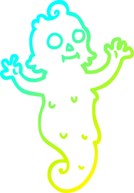 Bir insan tarafından çizilmiş ürkütücü bir karikatür çizimi.