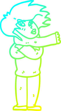 Bir insan tarafından çizilmiş atkısı olan çizgi film kızı çizimi.