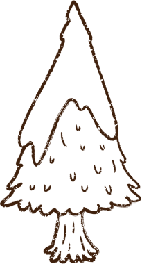 Bir insan tarafından çizilen Karlı Ağaç Kömürü