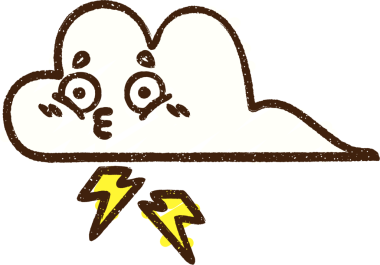 Bir insan tarafından çizilen Şimşek Bulutu Tebeşiri