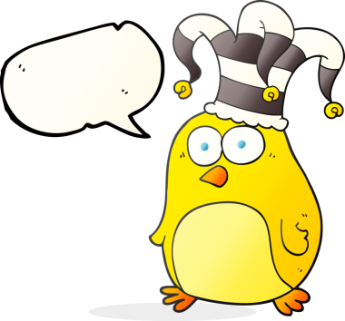 Bir insan tarafından çizilmiş serbest konuşma balonu karikatürü.