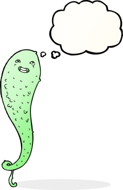 Bir insan tarafından çizilmiş düşünce baloncuklu karikatür hayaleti.