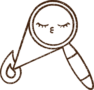 Bir insan tarafından çizilen Büyüteç Kömür Çizimi